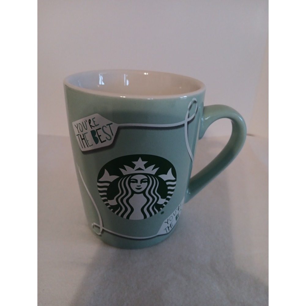 Starbucks "YOU'RE THE BEST" 2020 Coffee Mug 10oz. Mint Green